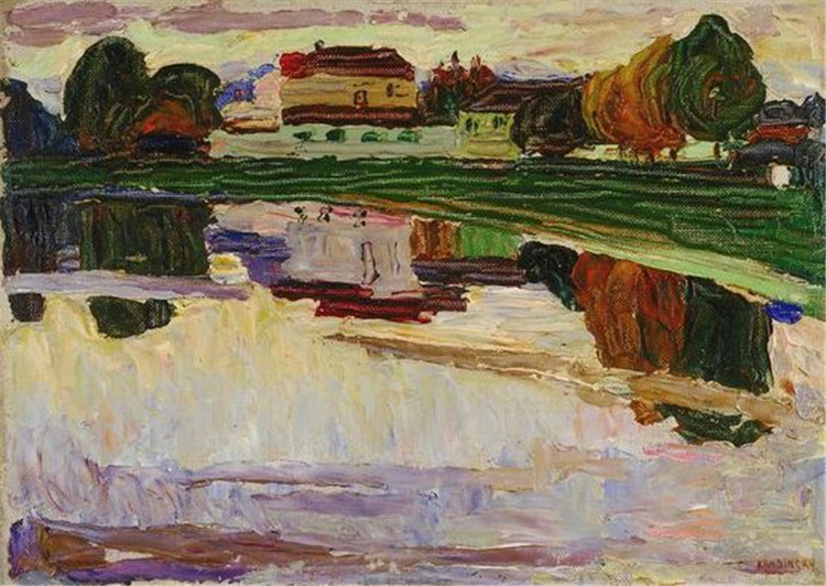 Nymphenburg 1904 Wassily Kandinsky Abstract Oil Painting